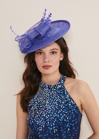 Phase Eight Blue Fascinator Hats Blue Canada | PKSHED-934